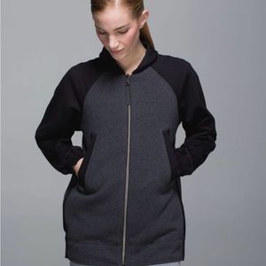 Lululemon Both Ways Reversible Bomber Jacket, Size 6